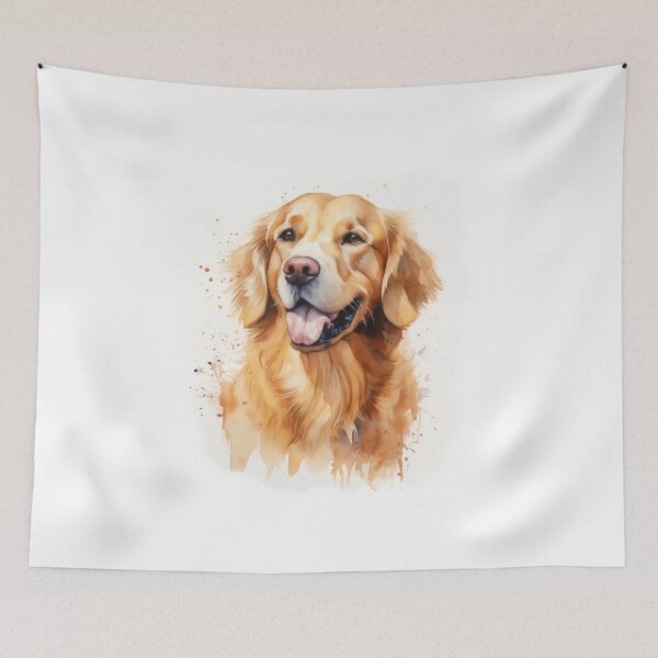 Item preview, Golden Retriever Watercolor Portrait designed and sold by Samuelsboro.