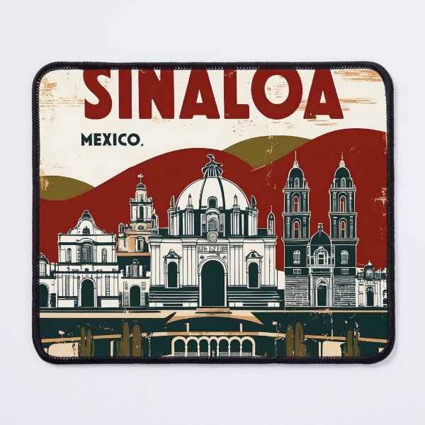 Item preview, Sinaloa Mexico 1950s Vintage Travel Tourism Poster designed and sold by TravelersGems.