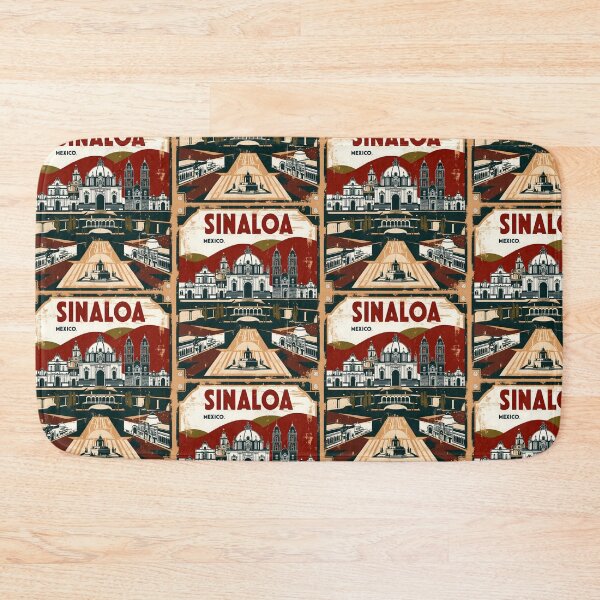 Item preview, Sinaloa Mexico 1950s Vintage Travel Tourism Poster designed and sold by TravelersGems.