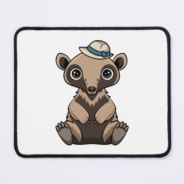 Item preview, Cute Coati Cartoon with Fedora Hat designed and sold by WildlifeInc.
