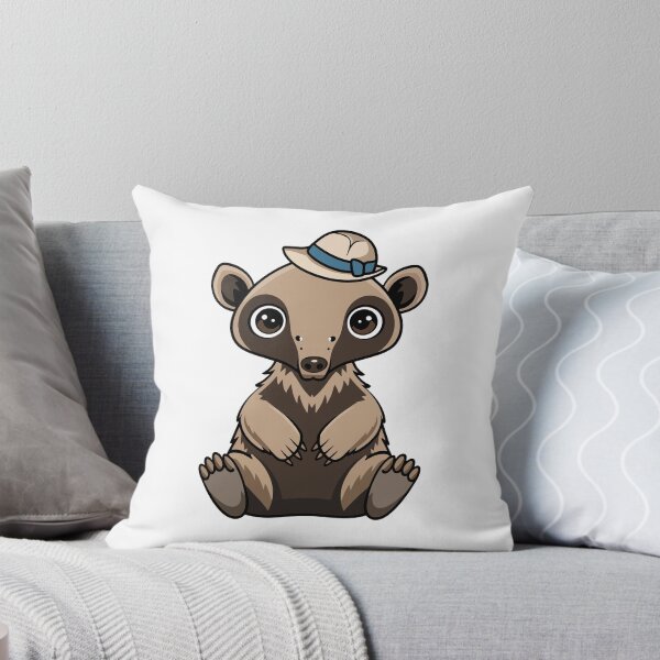 Item preview, Cute Coati Cartoon with Fedora Hat designed and sold by WildlifeInc.