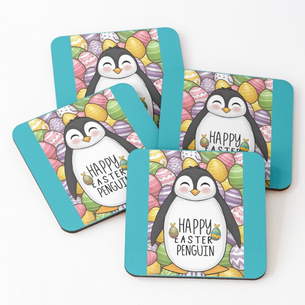 Item preview, Happy EASTER PENGUIN, Happy Easter Penguin, Happy Easter, Penguin, designed and sold by GOLDENGARDENART.
