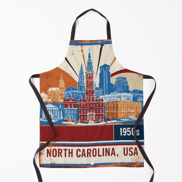 Item preview, North Carolina 1950s USA Vintage Retro Tourism  designed and sold by TravelersGems.