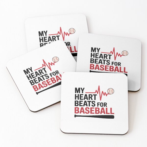 Item preview, baseball trends, heart beats for baseball designed and sold by The Parallel X.