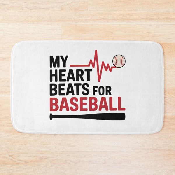 Item preview, baseball trends, heart beats for baseball designed and sold by The Parallel X.