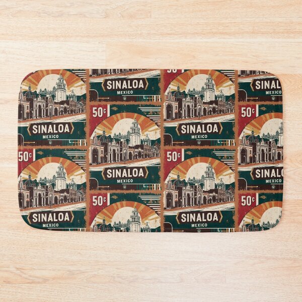 Item preview, Sinaloa Mexico 1950s Vintage Travel Tourism Poster designed and sold by TravelersGems.