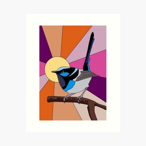 Item preview, Superb fairy wren by Smolder Creative designed and sold by Sofie Molder-Martin.