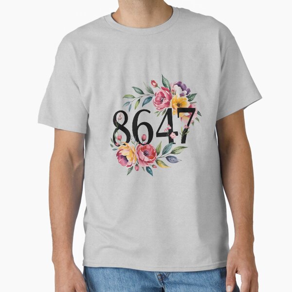 Aperçu de l'œuvre 8647 Subtil Anti Trump Boho Style Aquarelle 86 47 Resist, Femme Floral Anti Trump 8647 créée et vendue par CuzItsFunny.