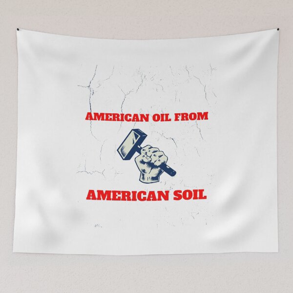 Item preview, American Oil From American Soil 2 Blue Collar Worker America designed and sold by SkiesOfBlue5150.
