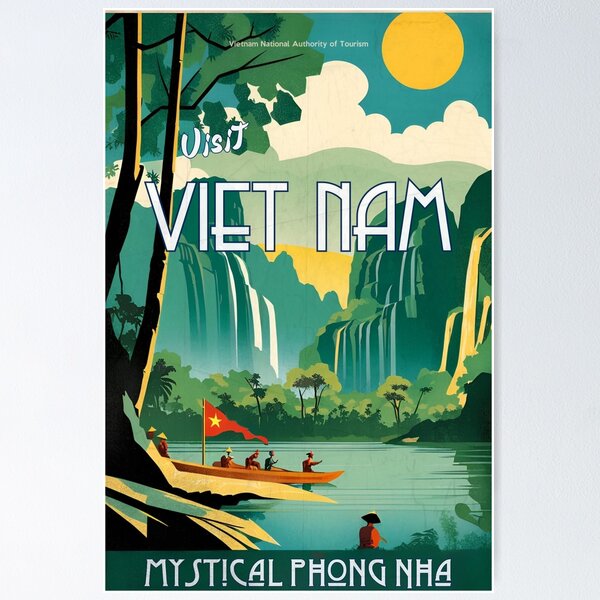 Vista previa del artículo con la obra «Visita Vietnam - Místico Phong Nha», diseñado y vendido por Lost-Horizons.