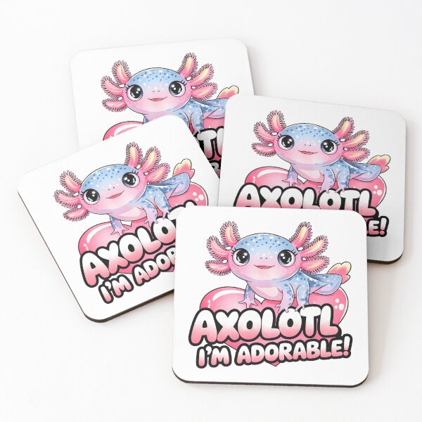 Item preview, Axolotl, I'm Adorable – Cute Kawaii Amphibian designed and sold by WildlifeInc.
