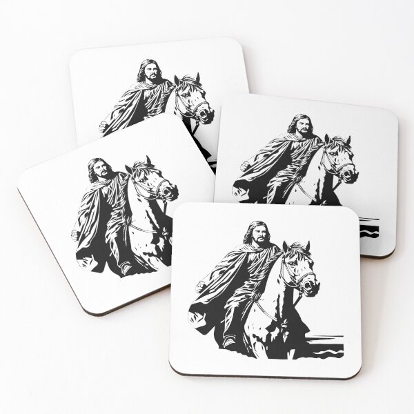 Item preview, Jesus Christ Horseback Ride Messiah Heaven Holy Savior designed and sold by inkoutninja.