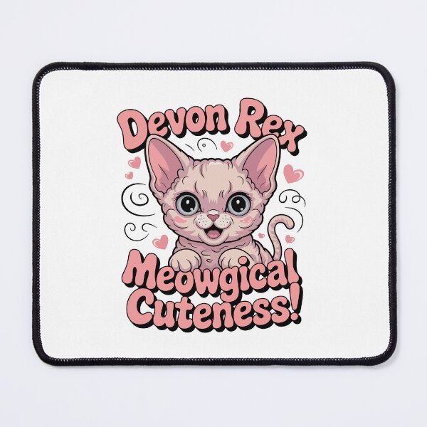 Item preview, Meowgical Cuteness - Kawaii Devon Rex Cat designed and sold by WildlifeInc.