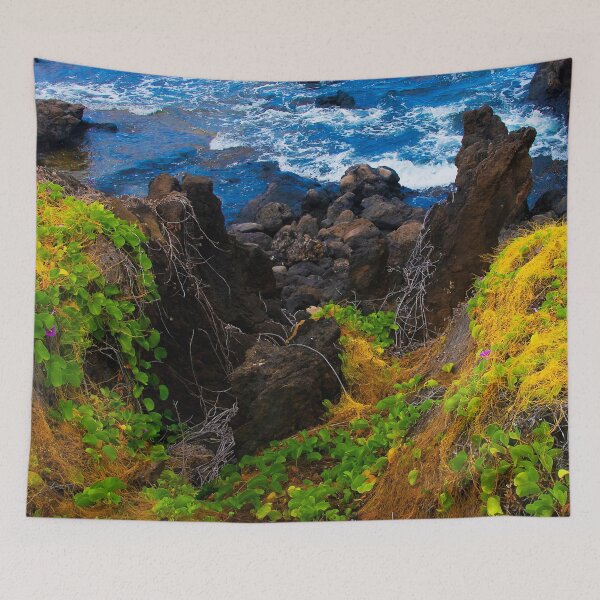 Item preview, Tropical Hawaiian Island Lush Ocean Cove Art Photo designed and sold by DEC02.