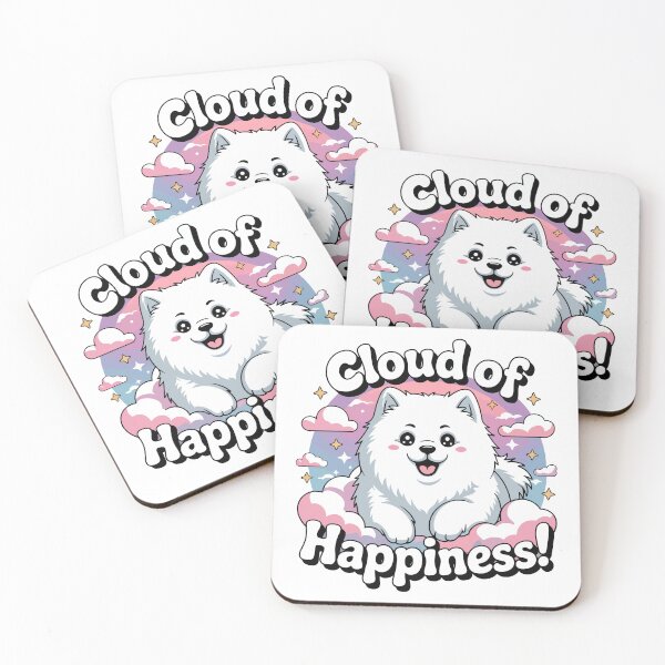 Item preview, Cloud of Happiness - Fluffy Samoyed Dog designed and sold by WildlifeInc.