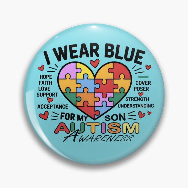 Item preview, I Wear Blue for My Son shirt designed and sold by CanvaSnap ⭐⭐⭐⭐⭐.