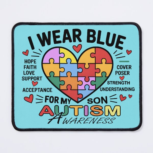 Item preview, I Wear Blue for My Son shirt designed and sold by CanvaSnap ⭐⭐⭐⭐⭐.