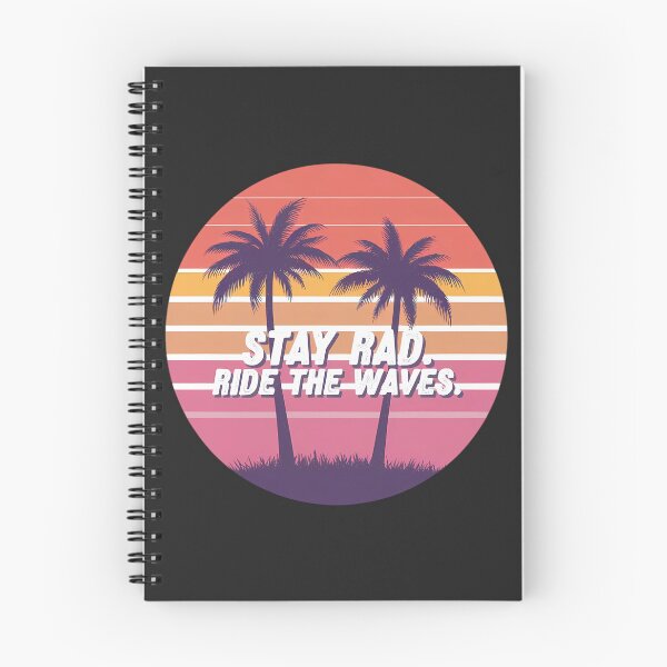 Item preview, “Stay Rad, Ride the Waves” T-shirt designed and sold by Indoni.