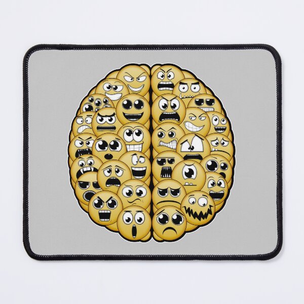 Item preview, Neurodivergent Emoji Chaos Brain – Emotional Overload, Overthinking, and Inner Committee Meme Design designed and sold by LiveLoudGraphic.