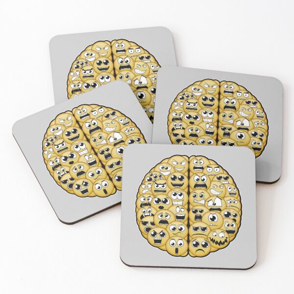 Item preview, Neurodivergent Emoji Chaos Brain – Emotional Overload, Overthinking, and Inner Committee Meme Design designed and sold by LiveLoudGraphic.