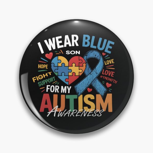 Item preview, I Wear Blue for My Son shirt designed and sold by CanvaSnap ⭐⭐⭐⭐⭐.