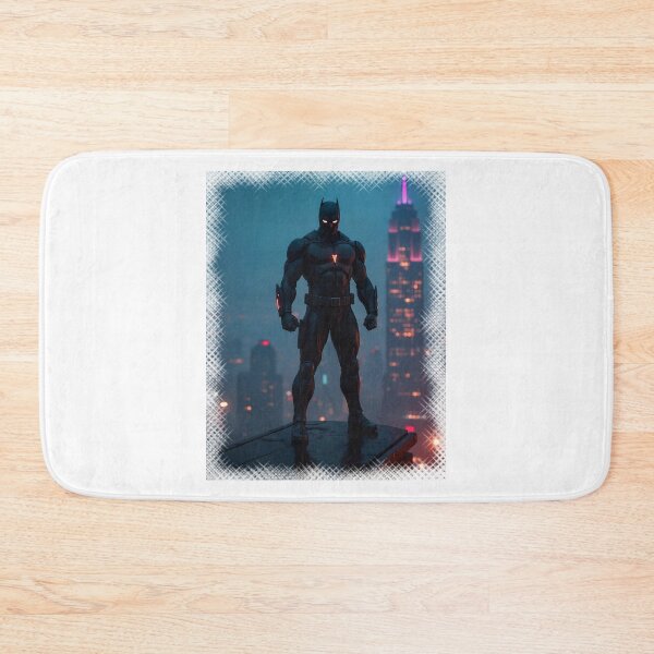 Item preview, BLACK BAT NIGHT ROBOT FROM THE FUTURE (WHITE) designed and sold by Marlon Oseguera.