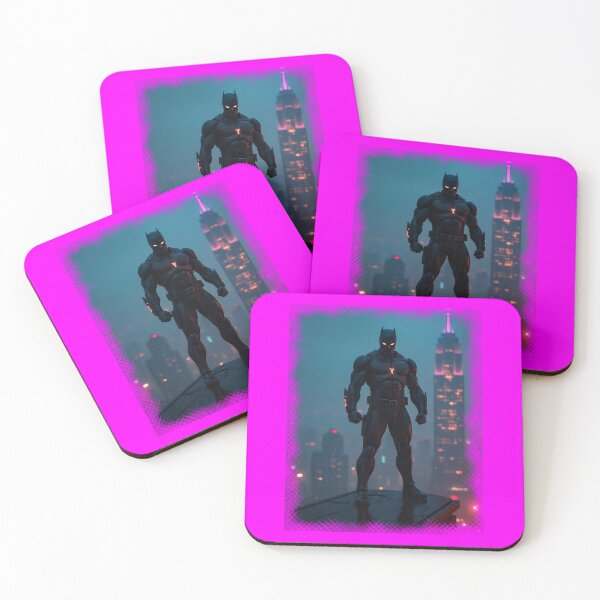 Item preview, BLACK BAT NIGHT ROBOT FROM THE FUTURE (#FF00FF) designed and sold by Marlon Oseguera.