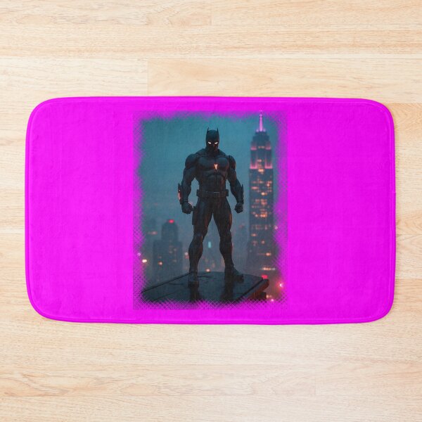 Item preview, BLACK BAT NIGHT ROBOT FROM THE FUTURE (#FF00FF) designed and sold by Marlon Oseguera.