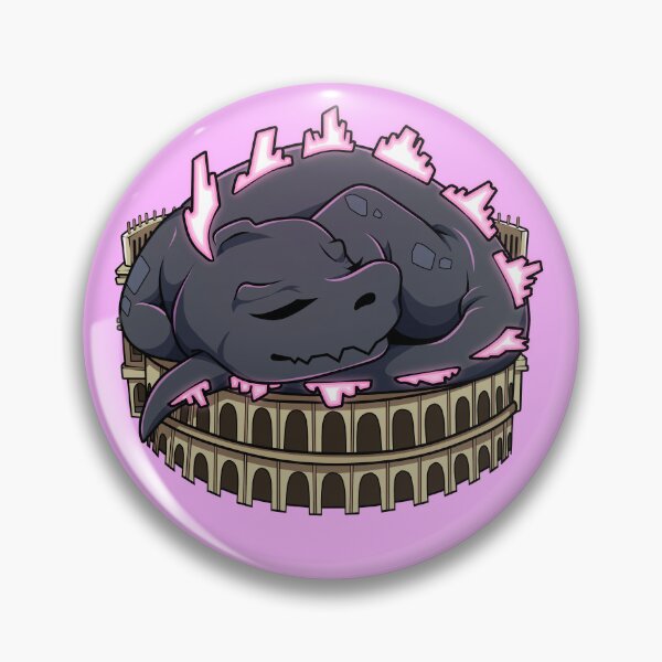 Artikelvorschau, Schläfrige Zilla Pink entworfen und verkauft von UpwardsDown.