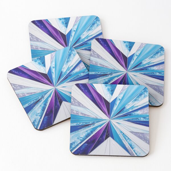 Item preview, Frozen Radiance — Abstract Winter Starburst Design designed and sold by Harmonic_Layers.