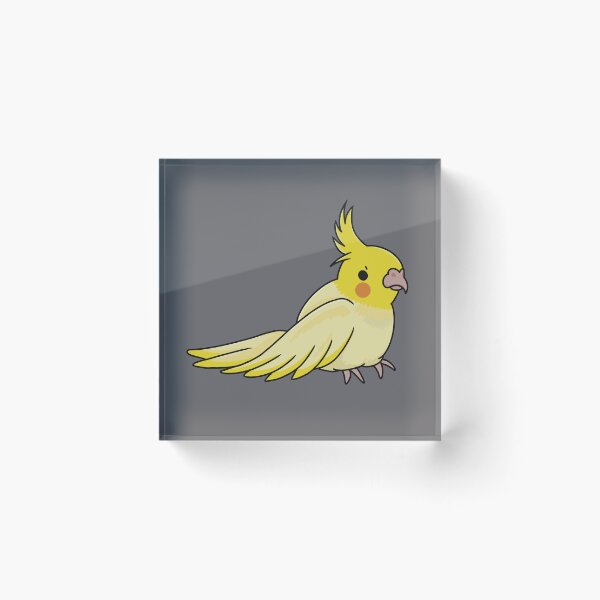 Item preview, Yellow cockatiel kawaii bird designed and sold by tayaan.