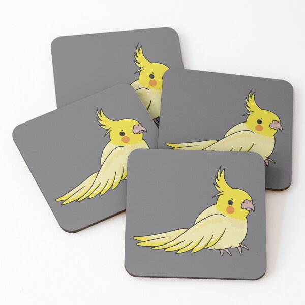Item preview, Yellow cockatiel kawaii bird designed and sold by tayaan.