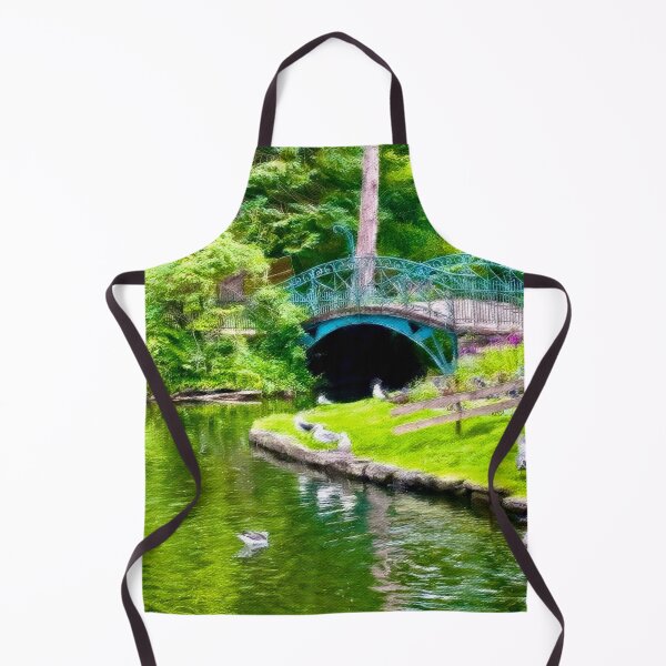 Item preview, Duck Pond by a Peaceful Bridge designed and sold by Pamela Storch.