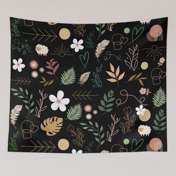 Item preview, Boho Black designed and sold by ppddesigns.