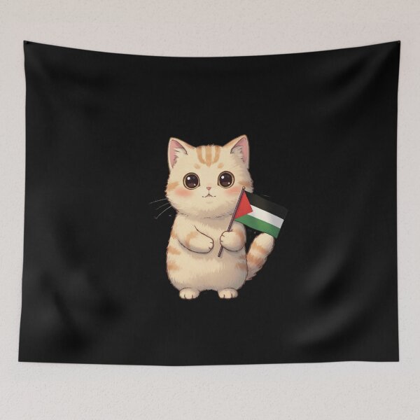 Item preview, Palestine Pride Kitty designed and sold by Pyro-Store.