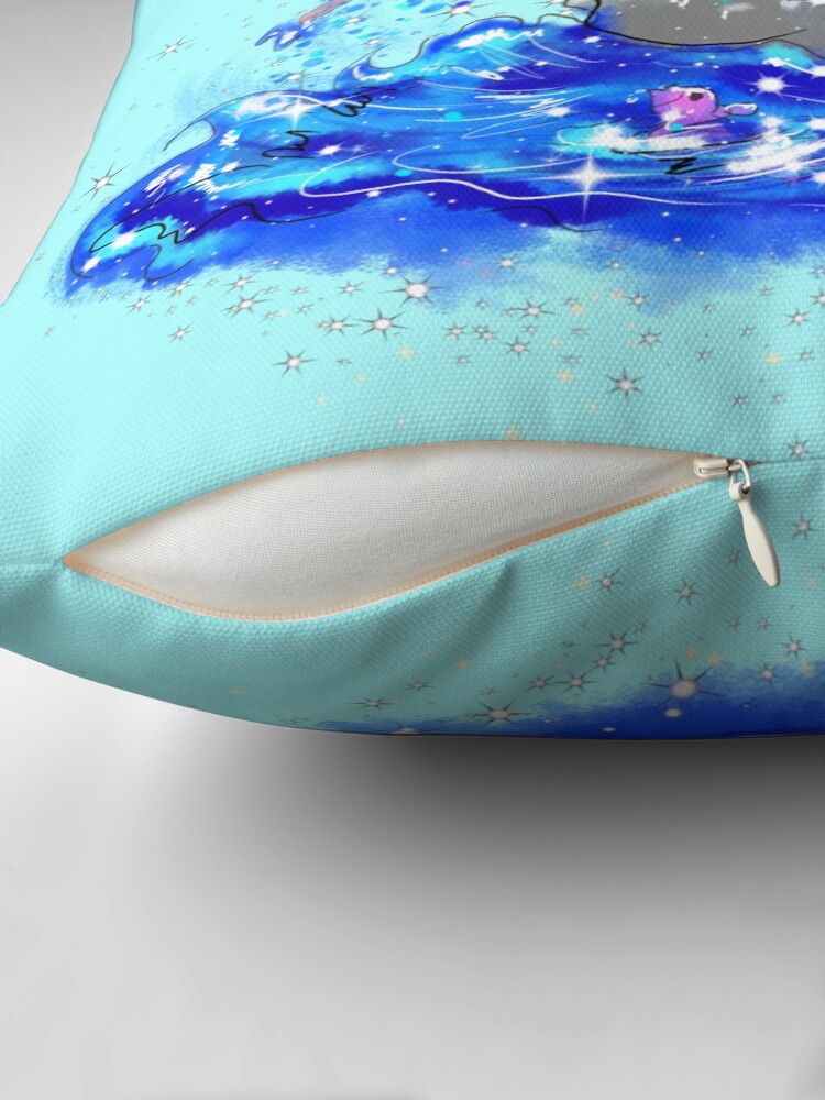 Thumbnail 2 of 4, Pillow, Blue Sea Mist The Seaside Fairy™ designed and sold by TeelieTurner.
