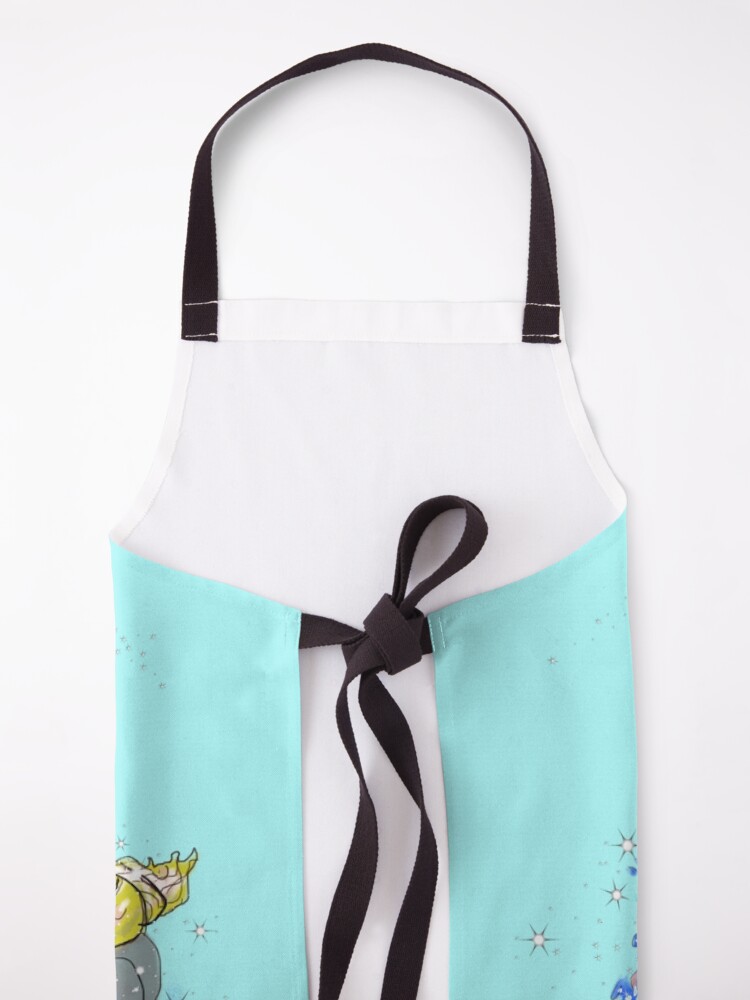 Thumbnail 5 of 6, Apron, Blue Sea Mist The Seaside Fairy™ designed and sold by TeelieTurner.