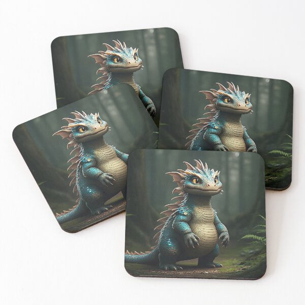Item preview, Enchanted Forest Blue Drake Hatchling designed and sold by buglevel.