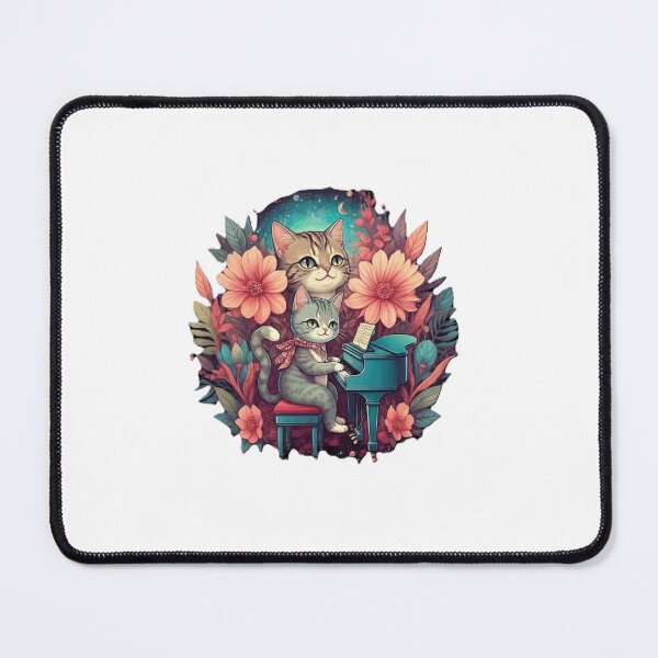 Item preview, Musical Cats in Bloom Cat Sticker, cat mom designed and sold by King Of Designs.