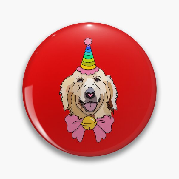 Item preview, CLOWN GOLDEN RETRIEVER/LABRADOR designed and sold by LiveSickDieIll.