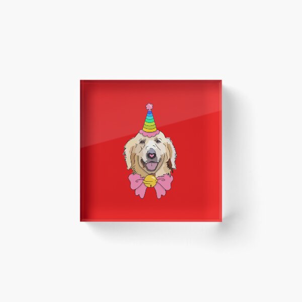 Item preview, CLOWN GOLDEN RETRIEVER/LABRADOR designed and sold by LiveSickDieIll.
