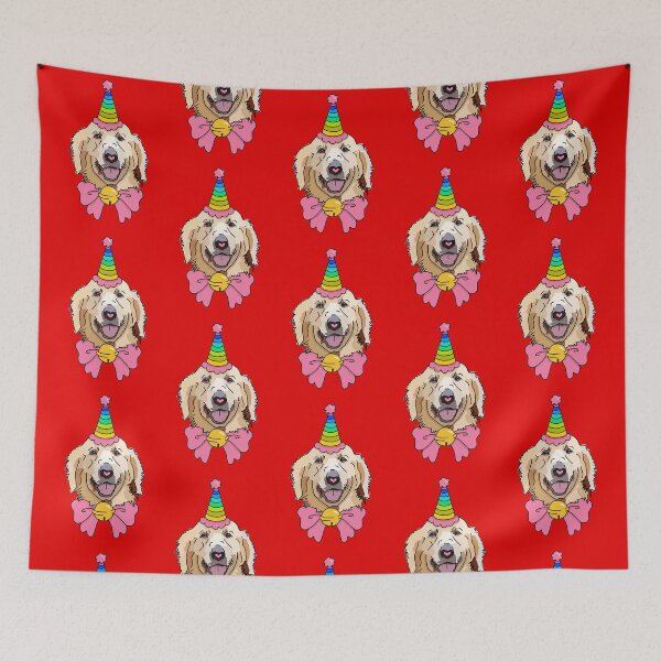 Item preview, CLOWN GOLDEN RETRIEVER/LABRADOR designed and sold by LiveSickDieIll.