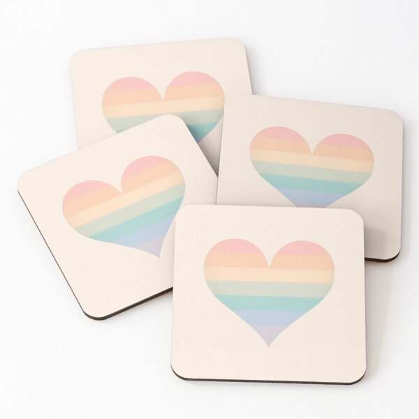 Item preview, Pastel Spectrum: Rainbow Heart Symbol designed and sold by 123Rainbow.