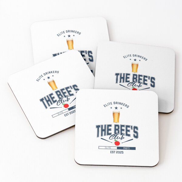 Item preview, The Bee's Drinking Club designed and sold by MuchoMerchShop.