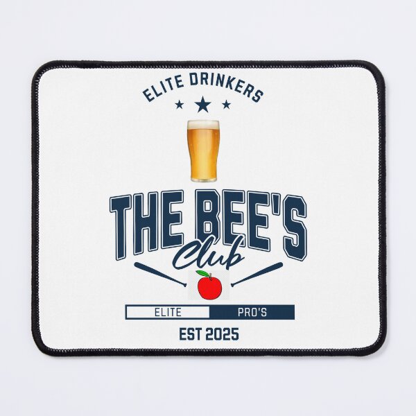 Item preview, The Bee's Drinking Club designed and sold by MuchoMerchShop.