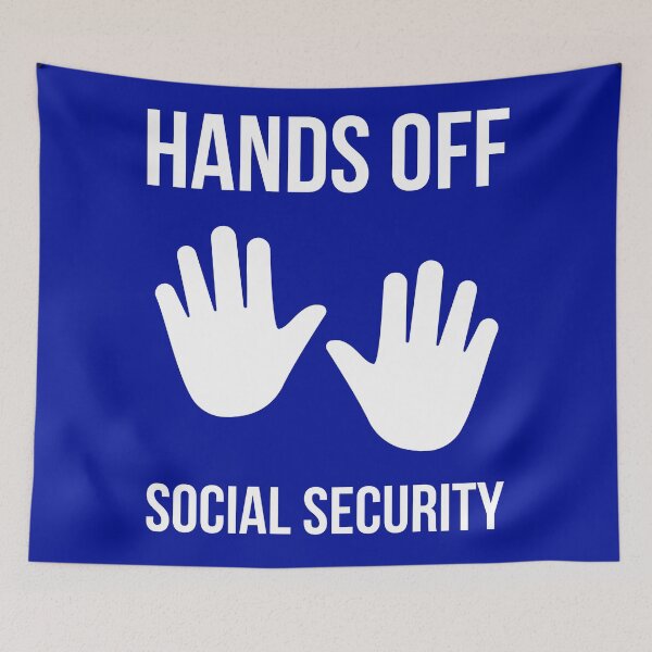 Item preview, Hands off social security  designed and sold by Rachel the Artist .