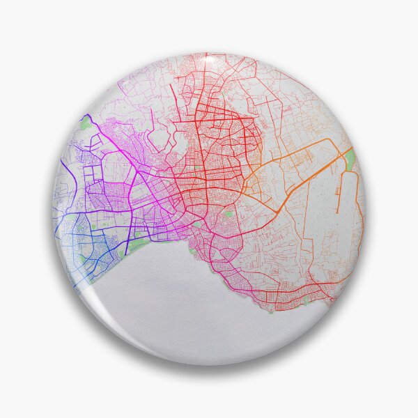 Item preview, Antalya City Map of Turkey - Colorful designed and sold by deMAP.