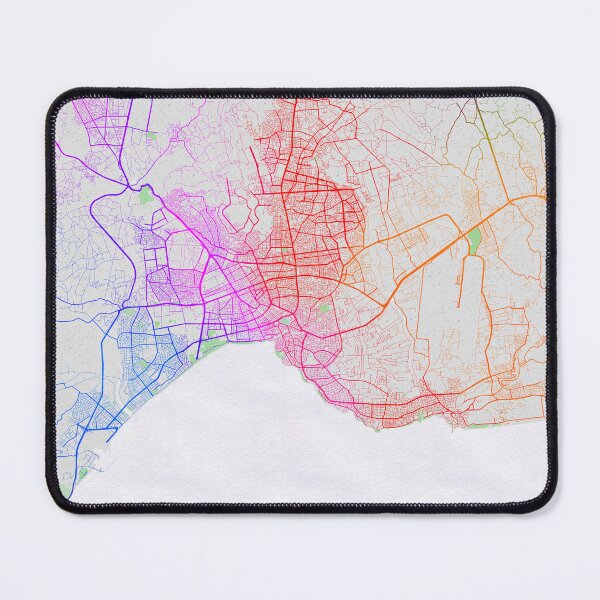 Item preview, Antalya City Map of Turkey - Colorful designed and sold by deMAP.