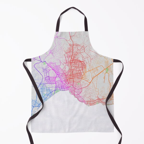 Item preview, Antalya City Map of Turkey - Colorful designed and sold by deMAP.