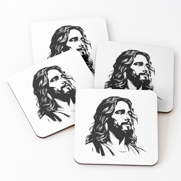 Item preview, Jesus Christ Religious Christian Sacred Portrait Messiah designed and sold by inkoutninja.